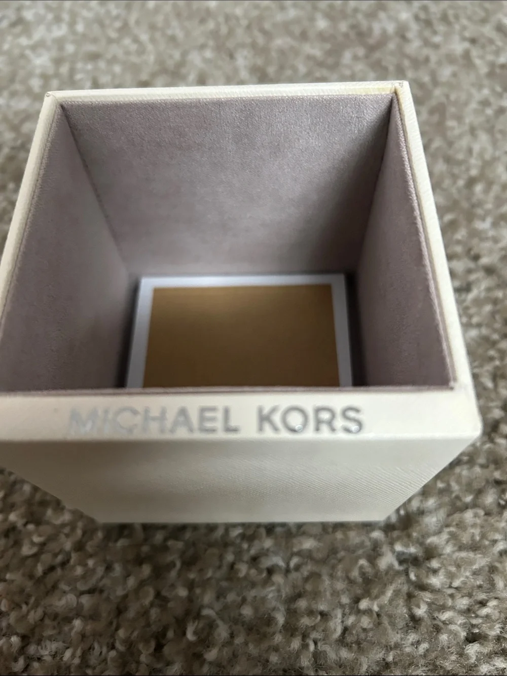 Michael Kors Rose Gold and Beige Leather Wrap Watch